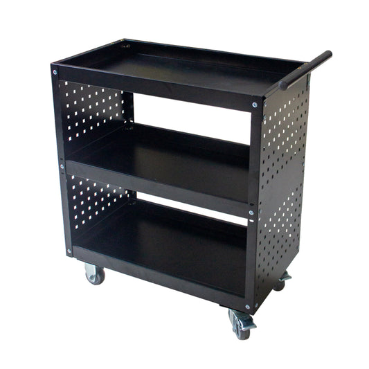 31.5" H Tool Cart,Garage Workbench Metal top Storage Mobile Auto Organizer