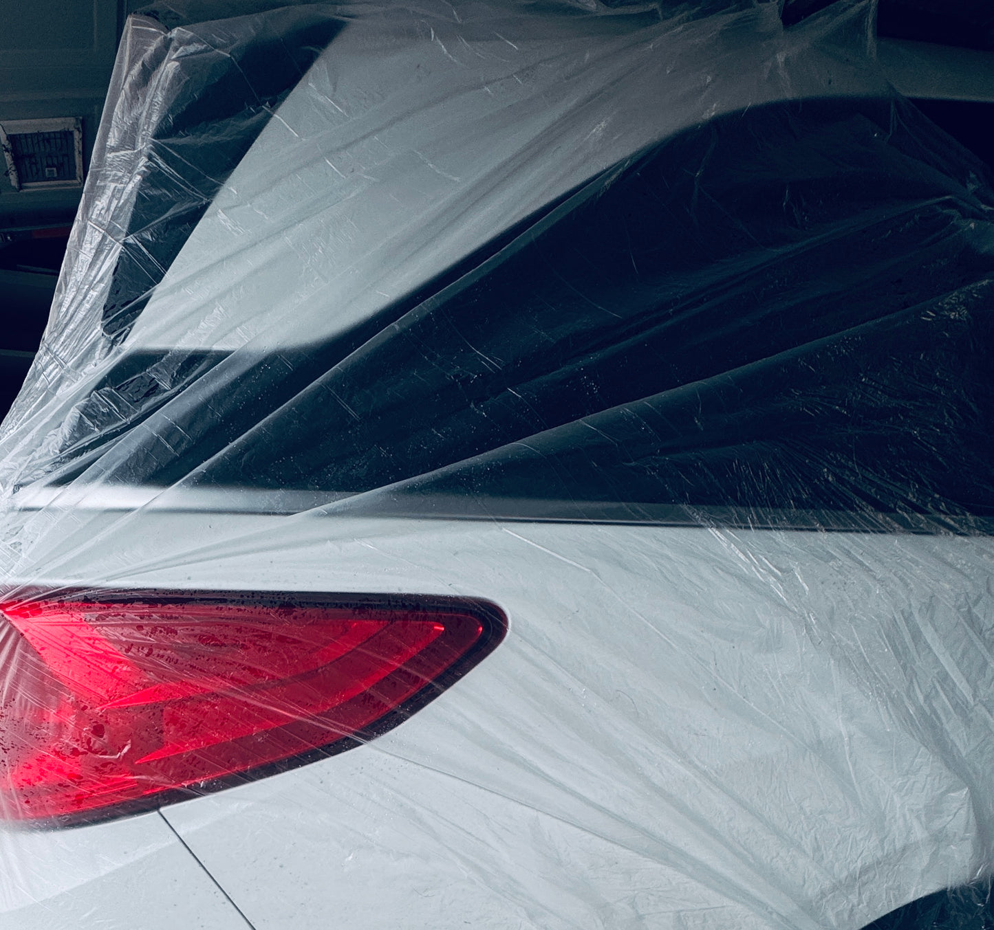 Clear Protective Film Roll Masking Plastic Sheeting Automotive For Painting 10mic