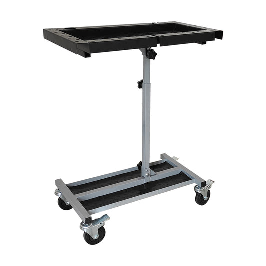 Adjustable Height Work Table Bench Tool Mobile Folding