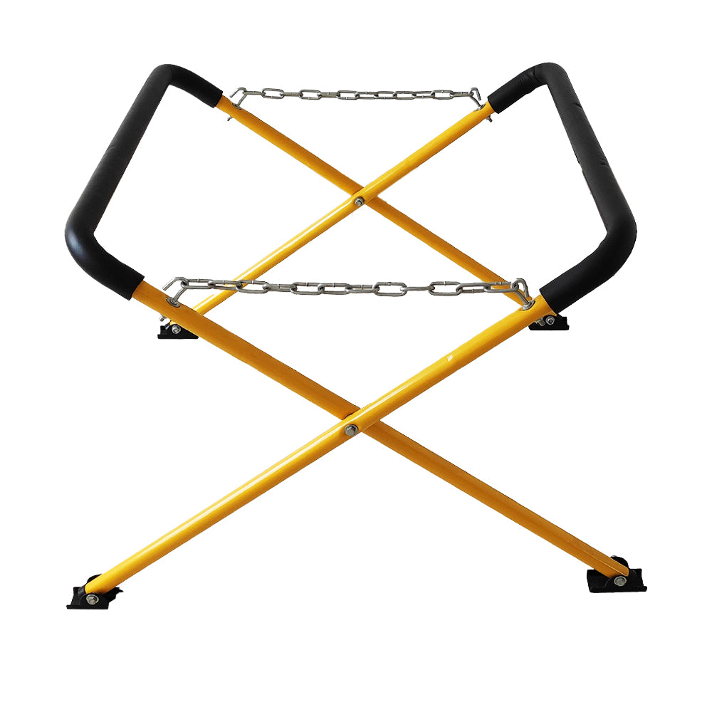 Heavy Duty Work Stand Bench portable adjustable Paint Door Fender Hood Bumper Yellow