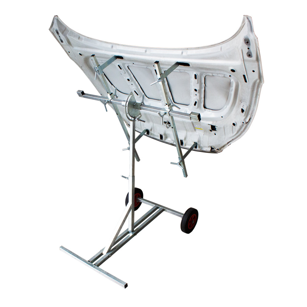 Auto Rotating Paint Stand Wheel&Lock Fender Door Hoods Wings Bonnets Wings Hood