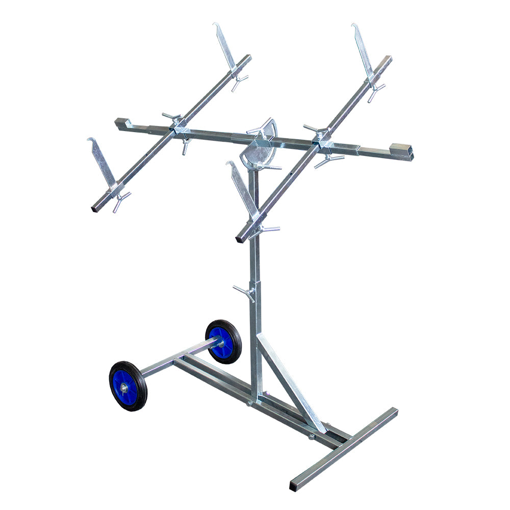 Auto Rotating Paint Stand Wheel&Lock Fender Door Hoods Wings Bonnets W ...