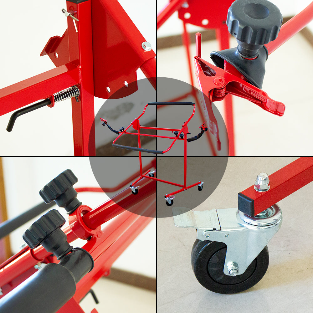 Auto Body Buddy Rack Auto Body Adjustable Rotating Painting Rack Repair Stand For Bumper Ca ...
