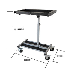 Adjustable Height Work Table Bench Tool Mobile Folding