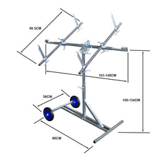 Haivey  Auto Rotating Paint Stand Wheel&Lock Fender Door Hoods Wings Bonnets Wings Hood
