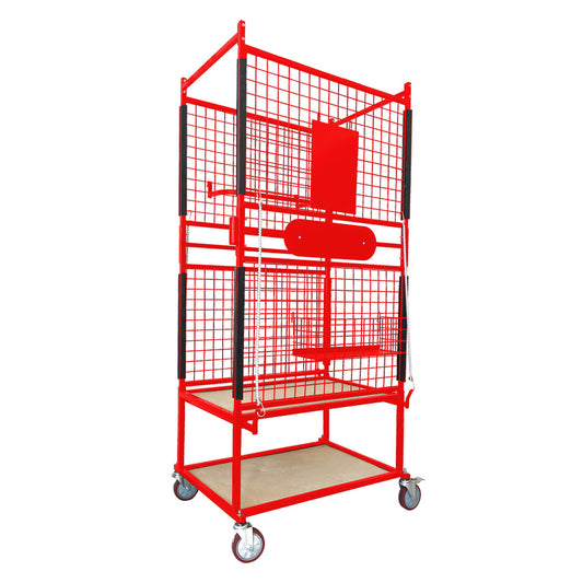 Haivey Auto Body Work Parts Trolley Bumper Stand Organizer Hood Wings Painting