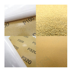 2 3/4in 40 80 150 Grit Golden PSA Sticky Longboad Sandpaper Continue Roll 25yard