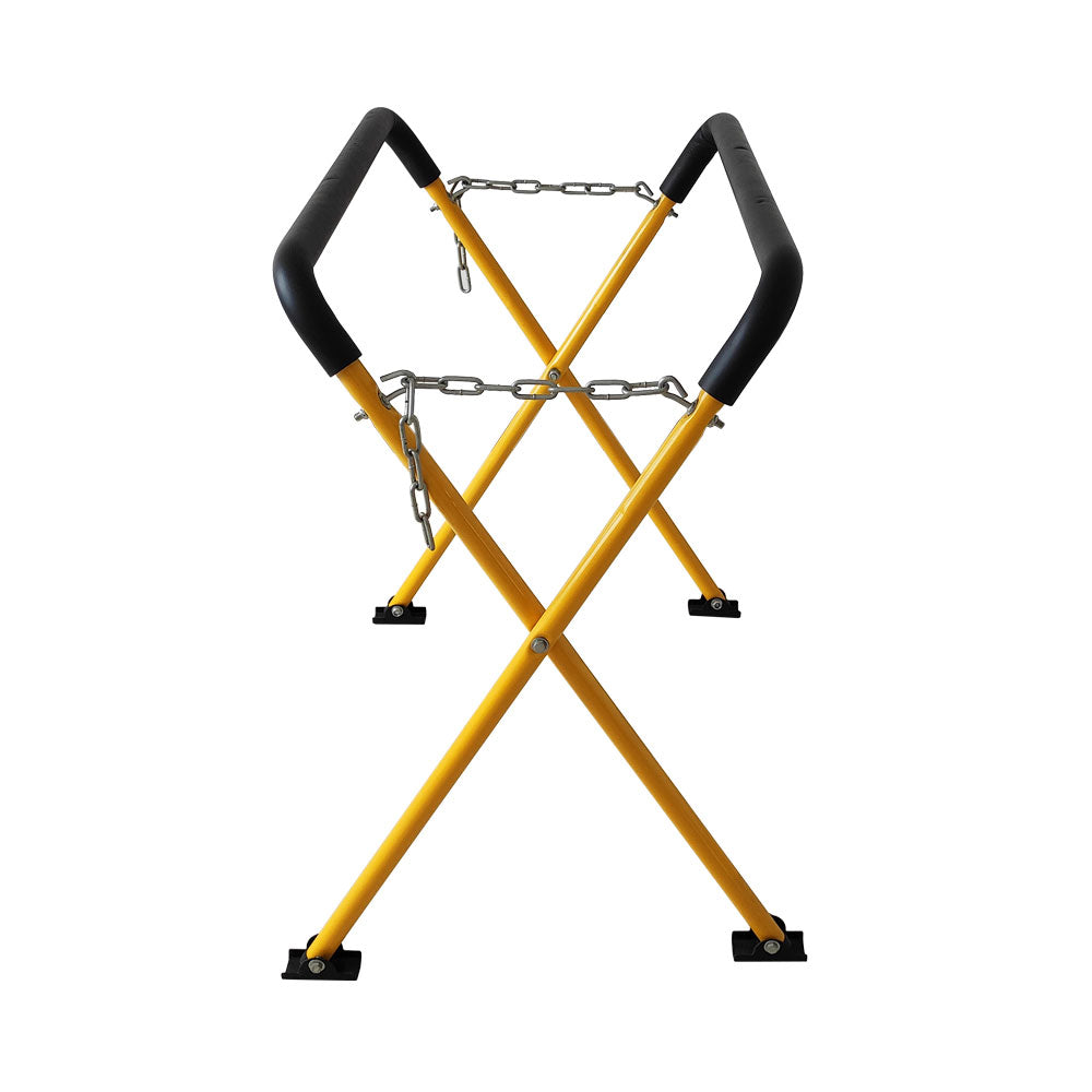 Heavy Duty Work Stand Bench portable adjustable Paint Door Fender Hood Bumper Yellow