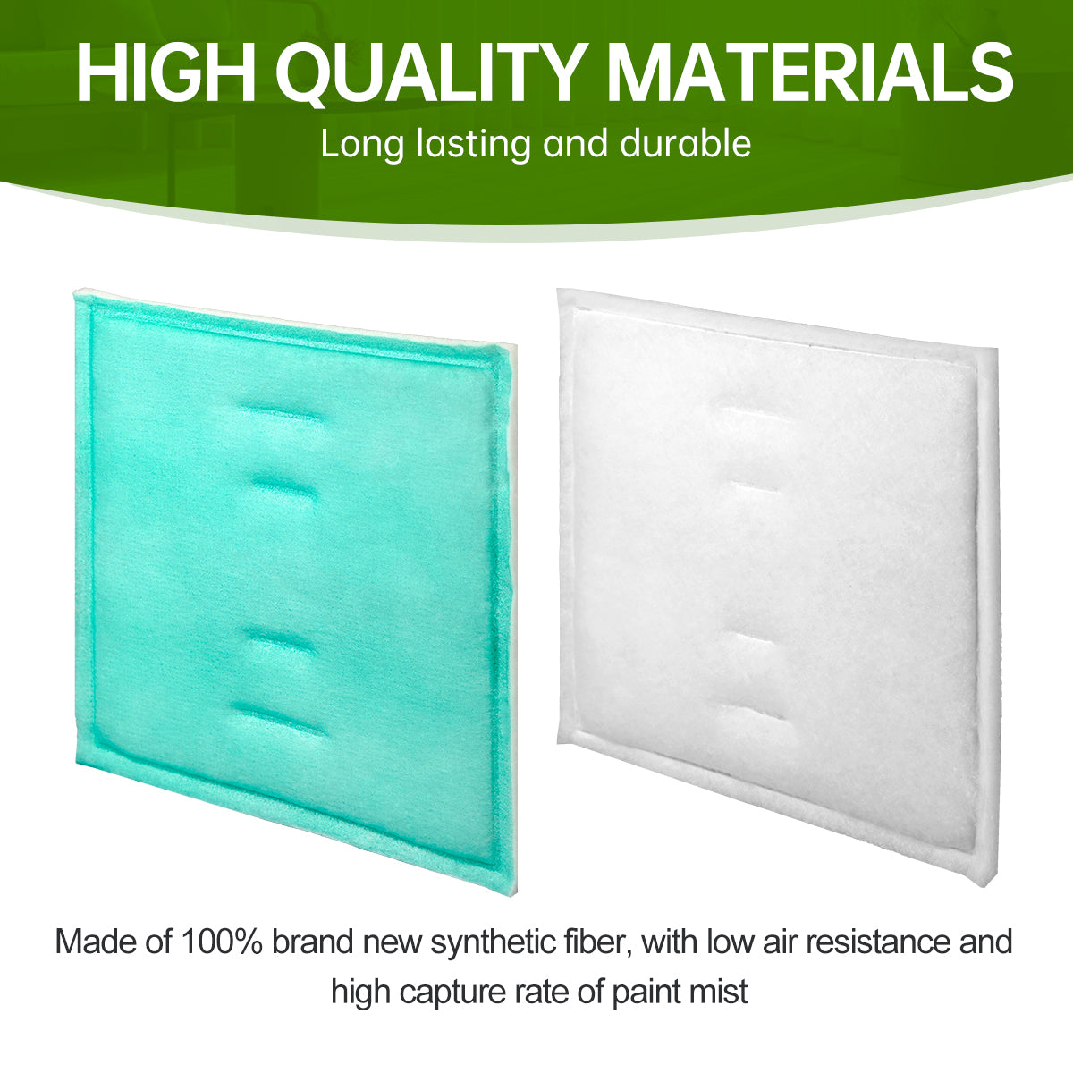Paint Spray Booth Filter Tacky Intake Panel Pad  Dust Collect Series 55  ValueUpSupplies