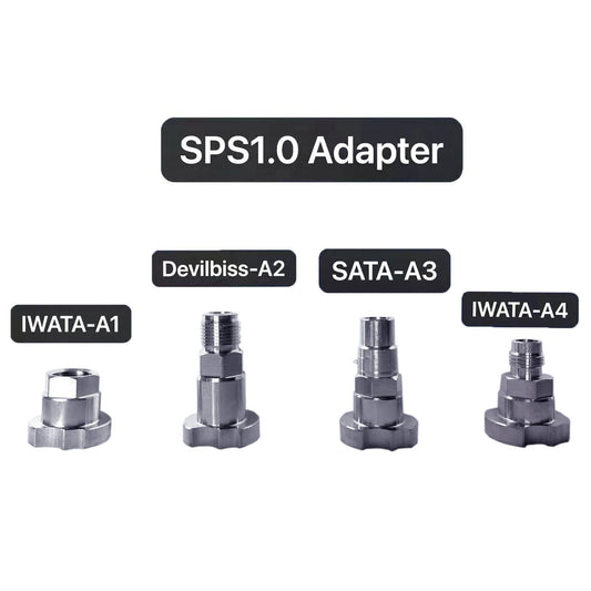 Paint Spray Gun Adapter PPS SPS System Male Female Iwata Devilbiss Sata Iwata