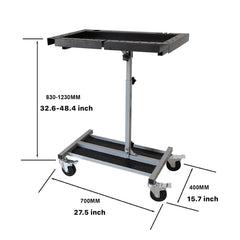 Adjustable Height Work Table Bench Tool Mobile Folding