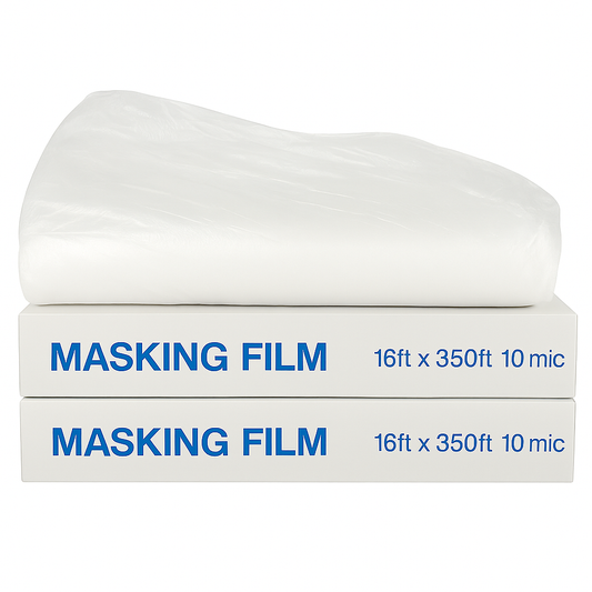 Clear Protective Film Roll Masking Plastic Sheeting Automotive For Painting 10mic