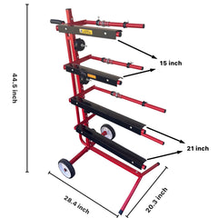 Haivey  Mobile Tree Style Masking Paper Machine Dispenser Stand Multiple Rolls Tape