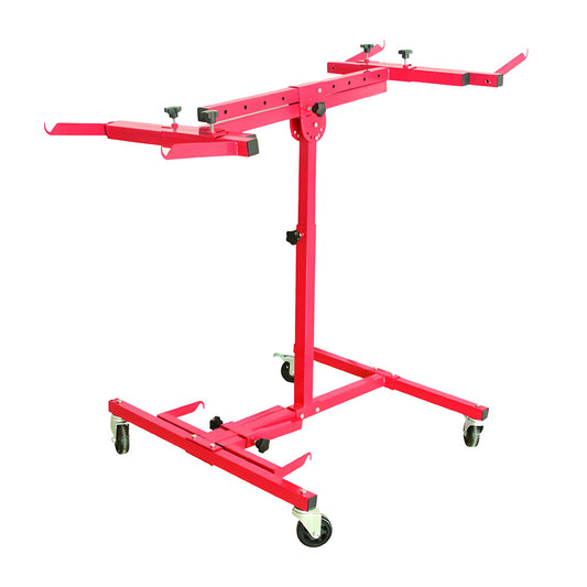 Adjustable Heavy-Duty Auto Paint Stand for Doors, Hoods, Trunk Lids & Panels